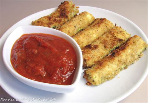 Baked Zucchini Sticks For The Love Of Cooking