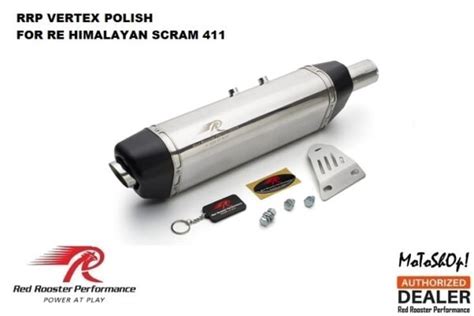 Red Rooster Performance Vertex Exhaust For Royal Enfield Himalayan And