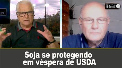 Soja se protegendo em véspera de USDA YouTube