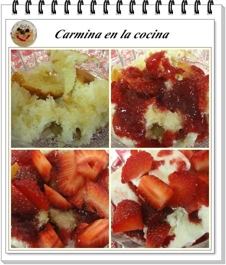 Copa De Fresas Nata Y Chocolate Carmina En La Cocina