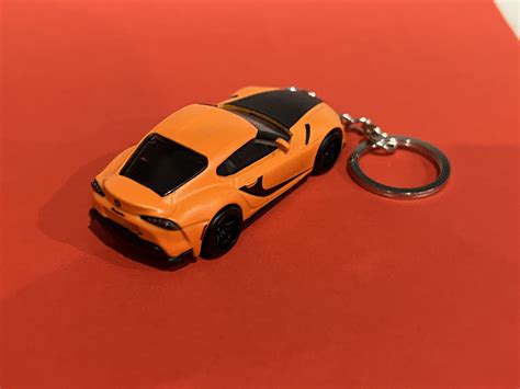 Hot Wheels 2021 Toyota GR Supra Han Lue Fast Furious Keychain Etsy