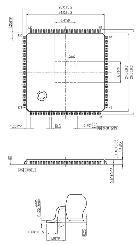 P HLQFP176 2424 0 50 001 Package Packing Information 도시바 일렉트로닉스