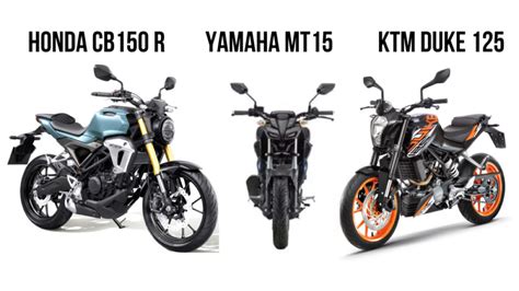 Honda Cb R Streetster Vs Yamaha Mt Vs Ktm Duke Comparison