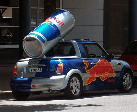 Red Bull S Cool Way Of Advertising Red Bull Bull Logo Bull