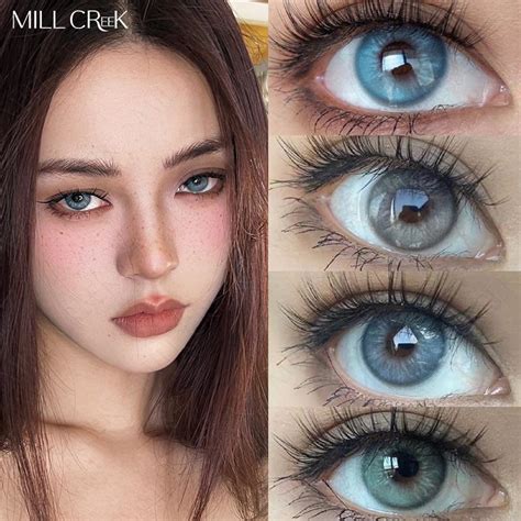 Купить Mill Creek 2 шт./1 пара контактных линз цвета радужной оболочки ...