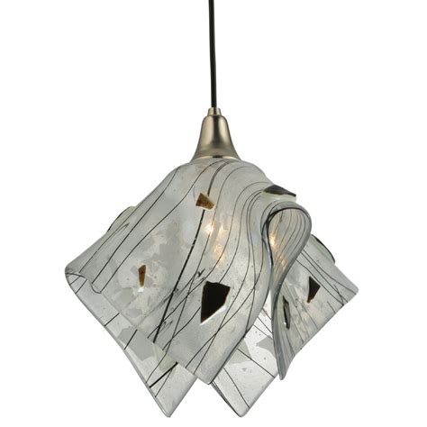 Meyda Lighting Metro Fusion 1 Light Brushed Nickel Uniquestatement Pendant Wayfair