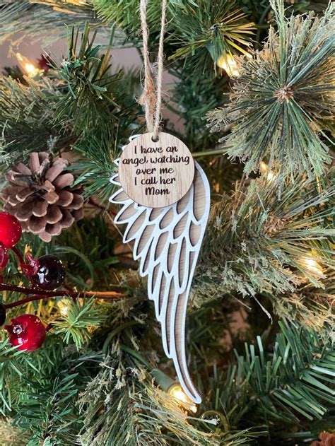 Personalized Angel Wing Memorial Engraved Sympathy Gift Memorial