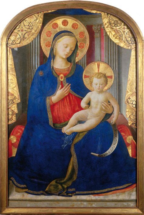 Fra Angelico Born Guido Di Pietro C 1395 1455 The Virgin And