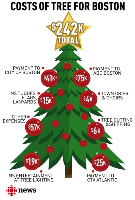 Heres The Breakdown Of The Christmas Tree For Boston Costs Cbc News