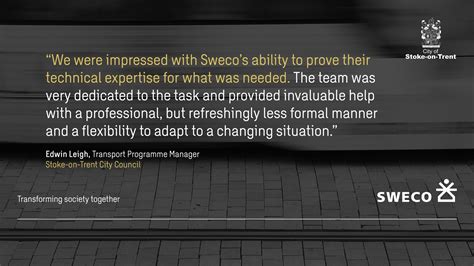 Sustainable Transportation Consultancy Sweco Uk