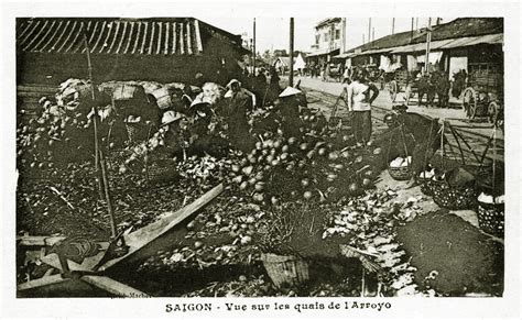 SAIGON VUE SUR LES QUAIS DE LARROYO cảnh chợ dọc bờ kin Flickr