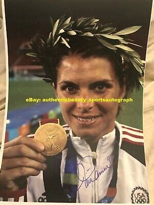 MIA HAMM USA USWNT OLYMPICS GOLD MEDAL 1996 2004 SOCCER SIGNED 12x18 ...