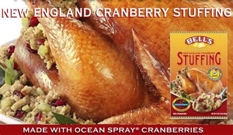 Bells New England Stuffing Traditional Turkey Stuffing Mix With Cranberries Traditional