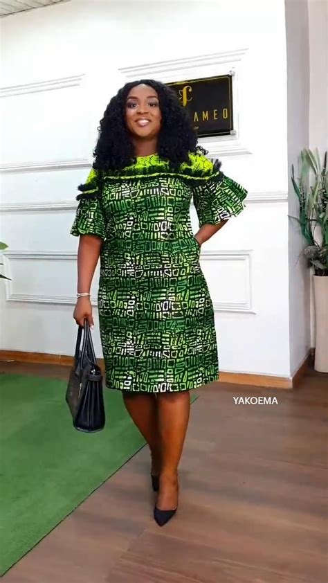 IFIOK KE Ankara Mix Shift Dress African Dresses For Women By