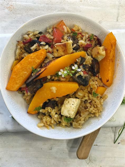 Arroz Al Horno Vegano Con Calabaza Y Tofu Juan Llorca