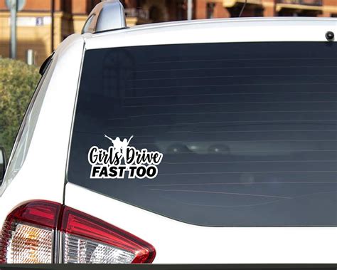 Girl Car Decal Svg Bundle Car Decals For Women Female Back Window Decal Svg Funny Mom Car