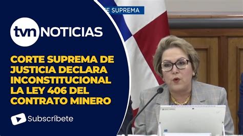 Corte Suprema De Justicia Declara Inconstitucional La Ley 406 Del