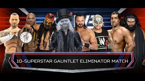 Wwe K Superstar Gauntlet Eliminator Match Youtube