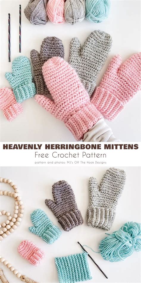 Free Crochet Patterns For Cozy Mittens Artofit