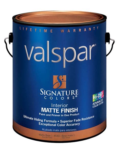 Valspar Signature Colors Interior Paint