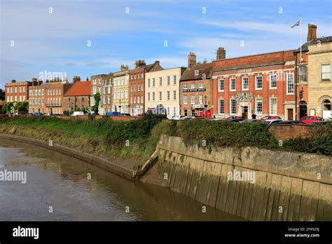 The North Brink Architecture River Nene Wisbech Town Cambridgeshire