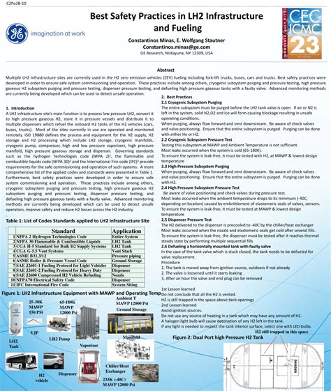 Pdf Best Safety Practices In Lh Infrastructure And Fueling