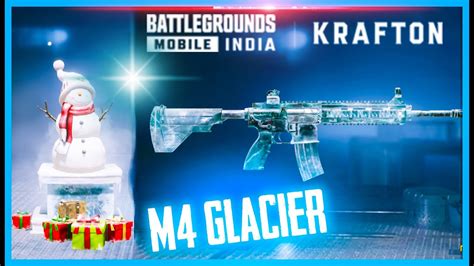 TRYING FOR FREE M4 GLACIER IN BGMI YouTube