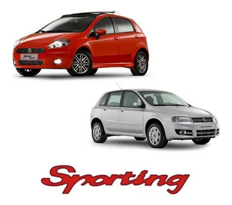 Adesivo Emblema Sporting Resinado Fiat Punto E Stilo Mercadolivre