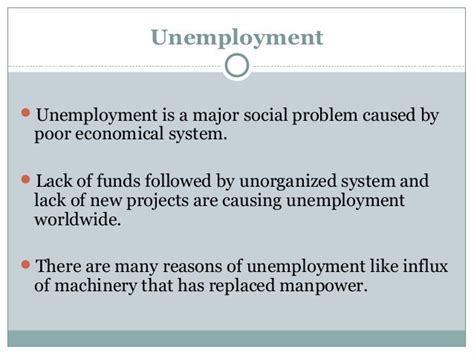 Social Economic Problems Presentation