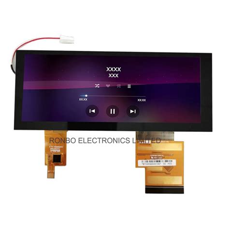 Inch Resolution Bar Type Capacitive Touch Stretched Lcd