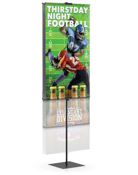 Value All Aluminum Center Pole Banner Stand with Pole Pocket. Made in ...