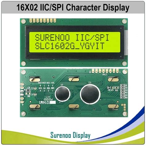 Serial I C Iic Spi Interface X Character Lcd Module Displ