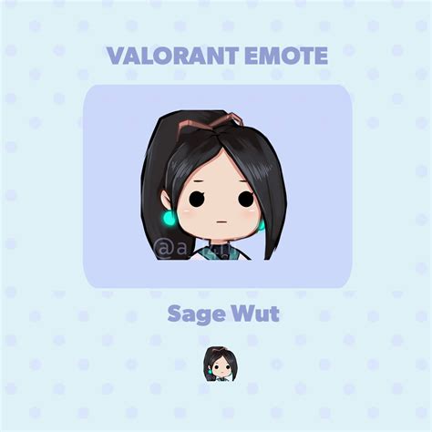 Valorant Sage Stare Confused What Huh Wut Funny Cute Kawaii Single Twitch Emote - Etsy