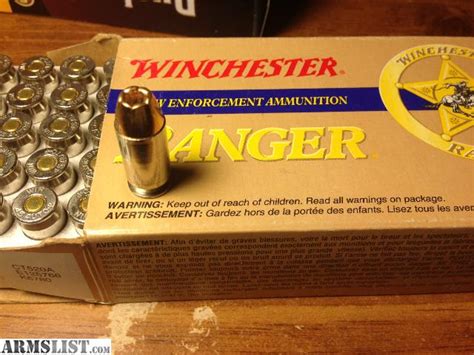 Armslist For Sale Trade Rds Winchester Ranger Acp Jhp P Sxt