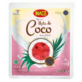 Inaco Nata De Coco Selasih Orange Cup 200 G