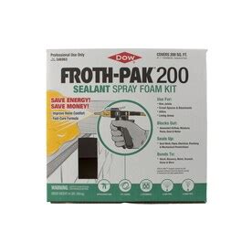 Dow Froth Pak Sealant Foam Insulation Kit At Lowes