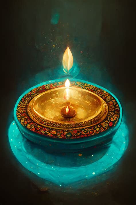 Free Diwali Diya Poster