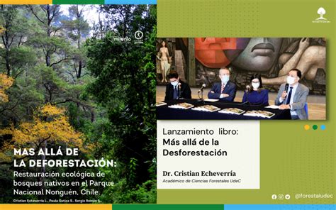 Lanzamiento libro Más allá de la deforestación Restauración ecológica