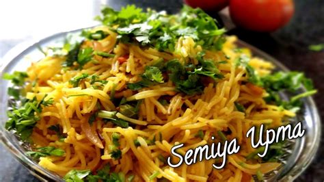 Semiya Upma Recipe Vermicelli Upma Namkeen Sevai Vegetable