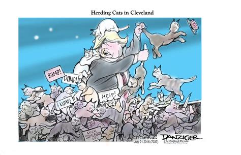 Herding Cats in Cleveland - Danziger Cartoons