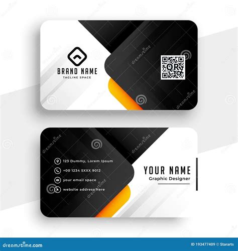 Professional Name Card Template – Mightyprintingdeals.com