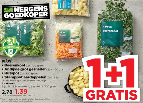 Hutspot Groenten Boerenkool Folder Aanbieding Bij Plus Details