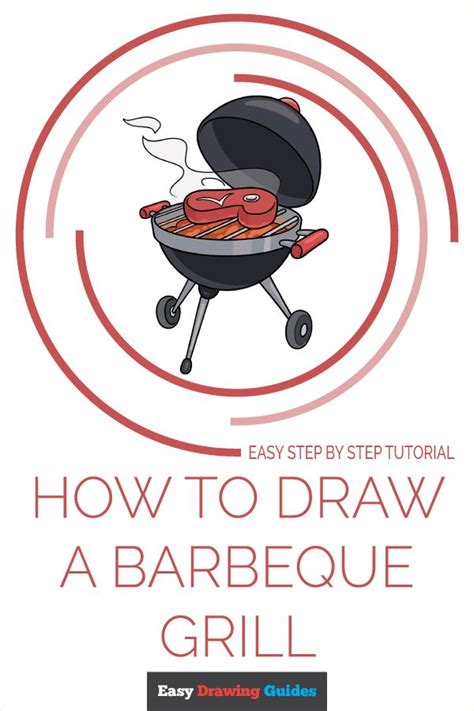 How To Draw A Barbeque Grill Really Easy Drawing Tutorial Drawing