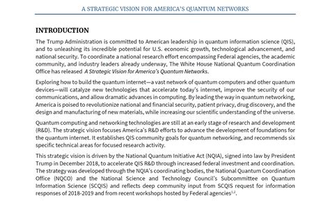 Ogawa Tadashi On Twitter Strategic Vision For America S Quantum