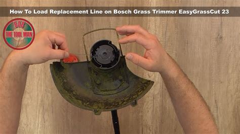 How To Load Replacement Line On Bosch Grass Trimmer EasyGrassCut 23 26