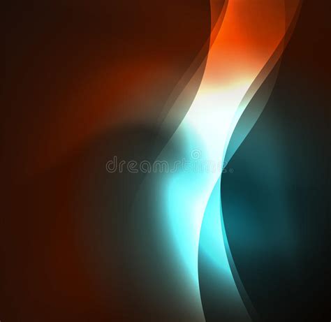 Illuminated Neon Waves Stock Vector Illustration Of Neon 98937990