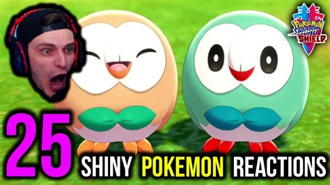 25 Shiny Pokemon LIVE Reactions In Pokemon Sword And Shield Shiny