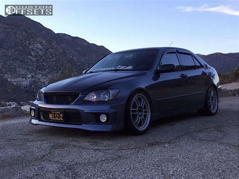 2001 Lexus IS300 With 18x8 5 40 Enkei RPF1 And 255 35R18 Michelin Pilot