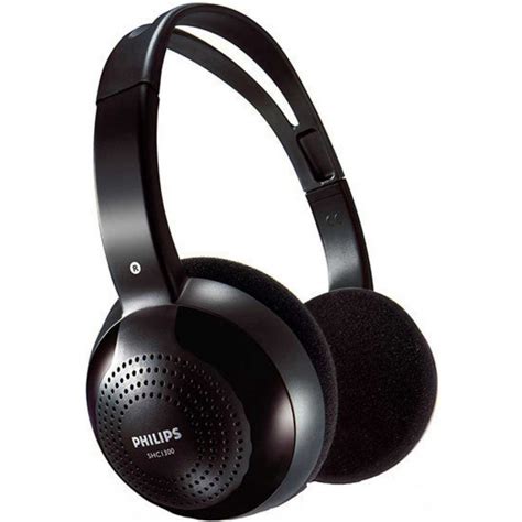 Полноразмерные беспроводные наушники Philips SHC1300/10 Black с ...