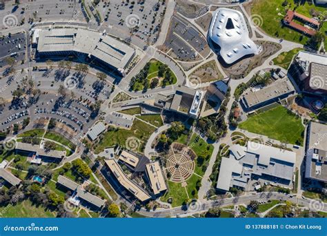 Aerial Plan View of the Cal Poly Pomona Campus Stock Image - Image of ...